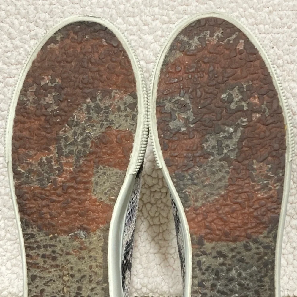 Superga Unisex Snake Print Platform Sneakers Shoes Size US Men's 5 & Womens 6.5